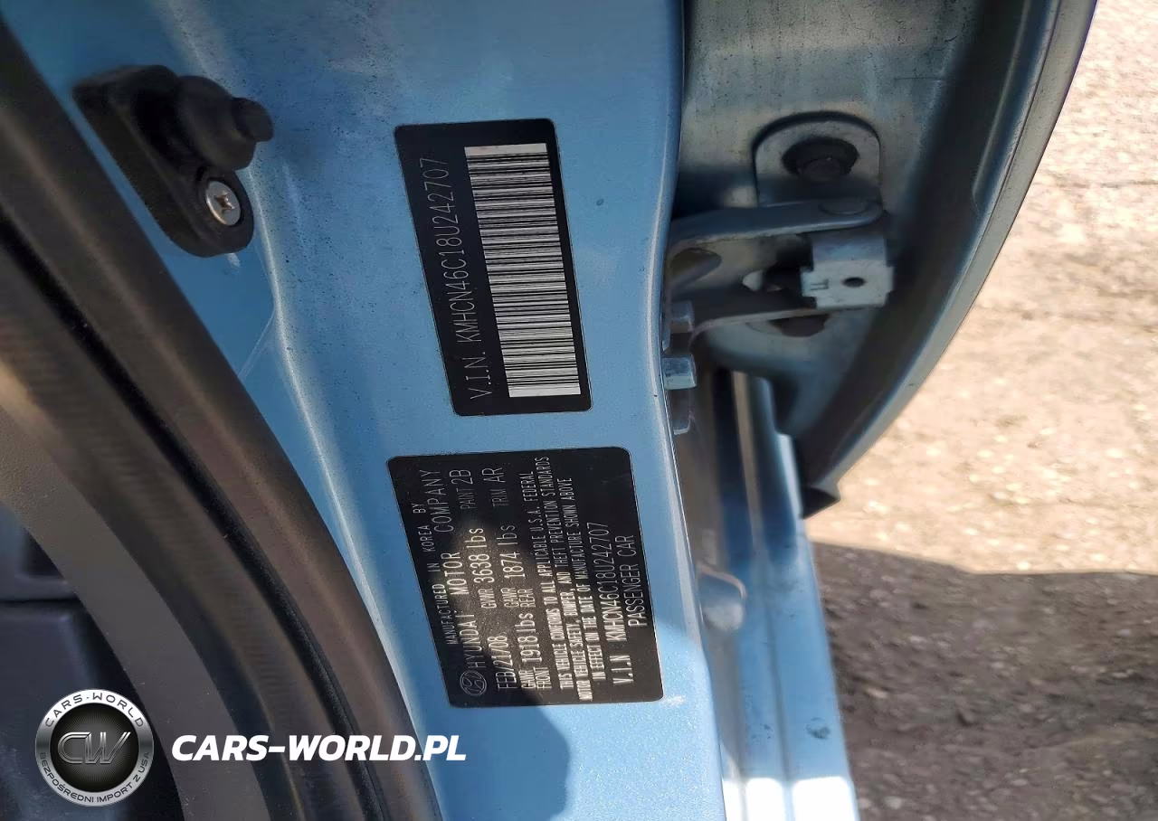 2008 Hyundai Accent Gls VIN:KMHCN46C18U242707 - 12