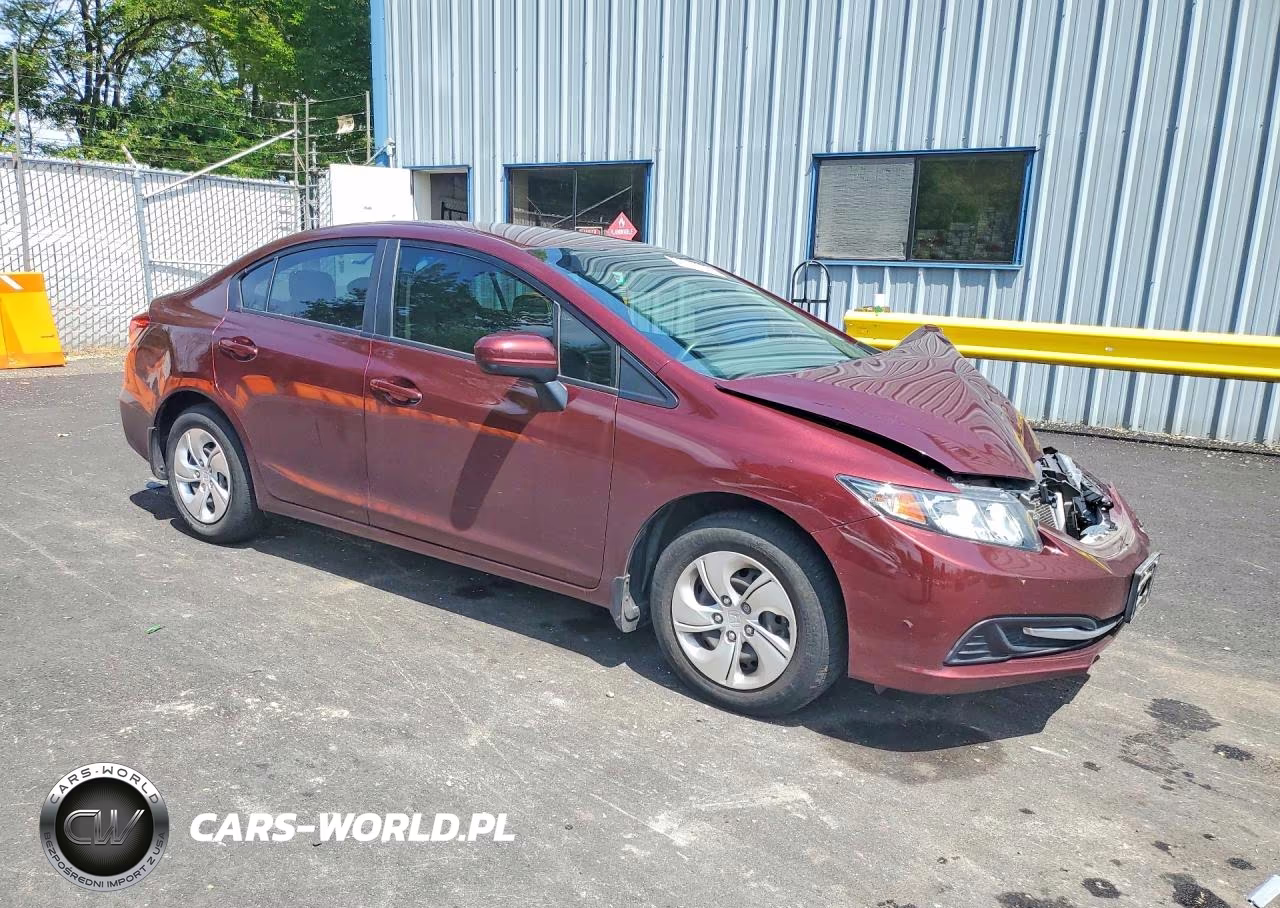 2015 Honda Civic Lx VIN:19XFB2F50FE293319 - 4