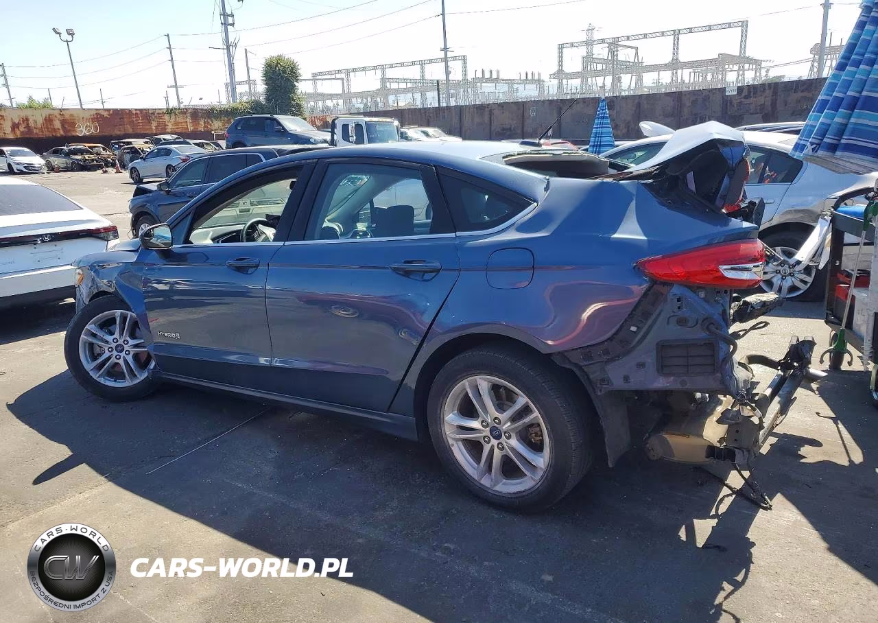 2018 Ford Fusion Se Hybrid VIN:3FA6P0LU7JR232655 - 2