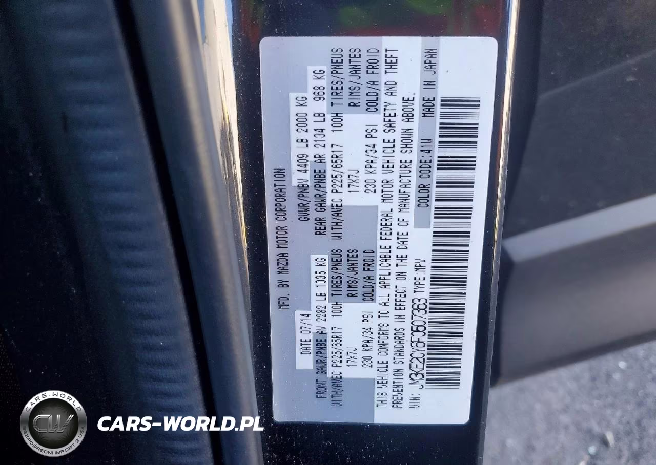 2015 Mazda Cx-5 Touring VIN:JM3KE2CY6F0507363 - 12