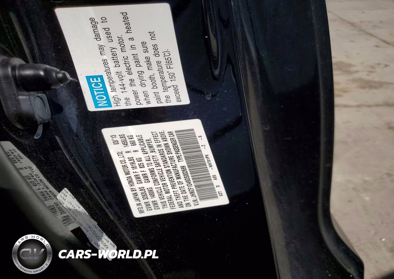 2013 Honda Cr-Z VIN:JHMZF1D49DS002699 - 12