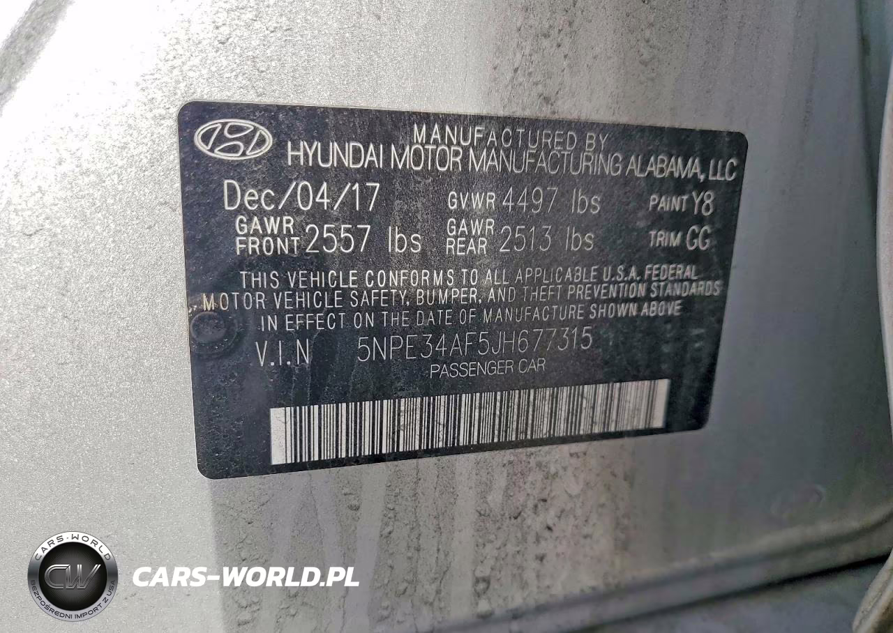 2018 Hyundai Sonata Sel VIN:5NPE34AF5JH677315 - 13