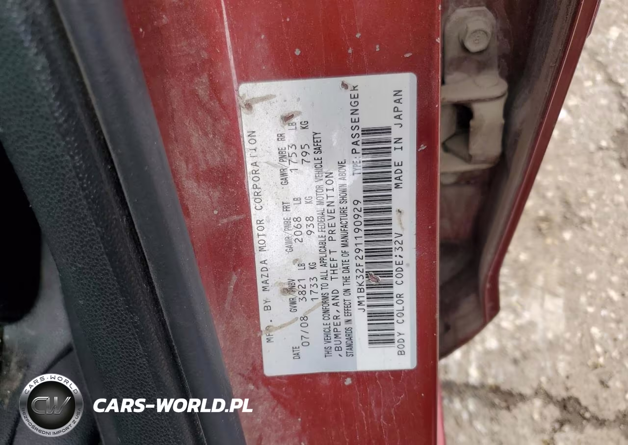 2009 Mazda 3 I VIN:JM1BK32F291190929 - 12