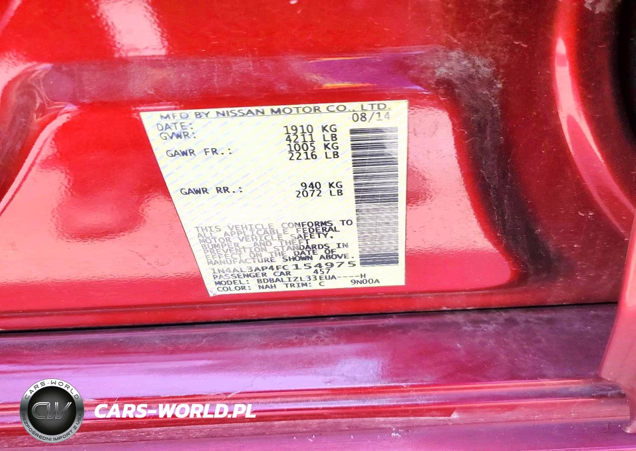 2015 Nissan Altima 2.5 Sv VIN:1N4AL3AP4FC154975 - 13