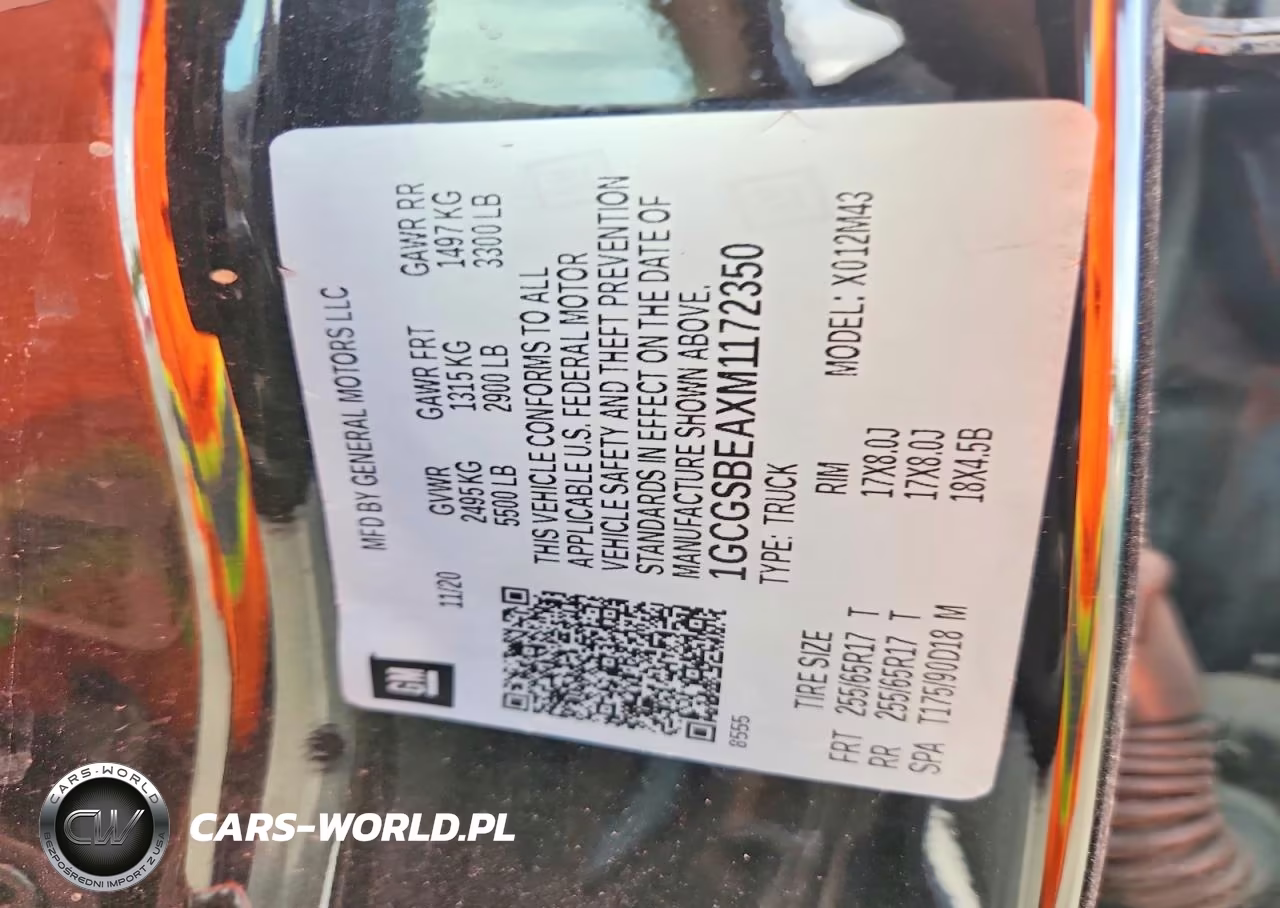 2021 Chevrolet Colorado VIN:1GCGSBEAXM1172350 - 12