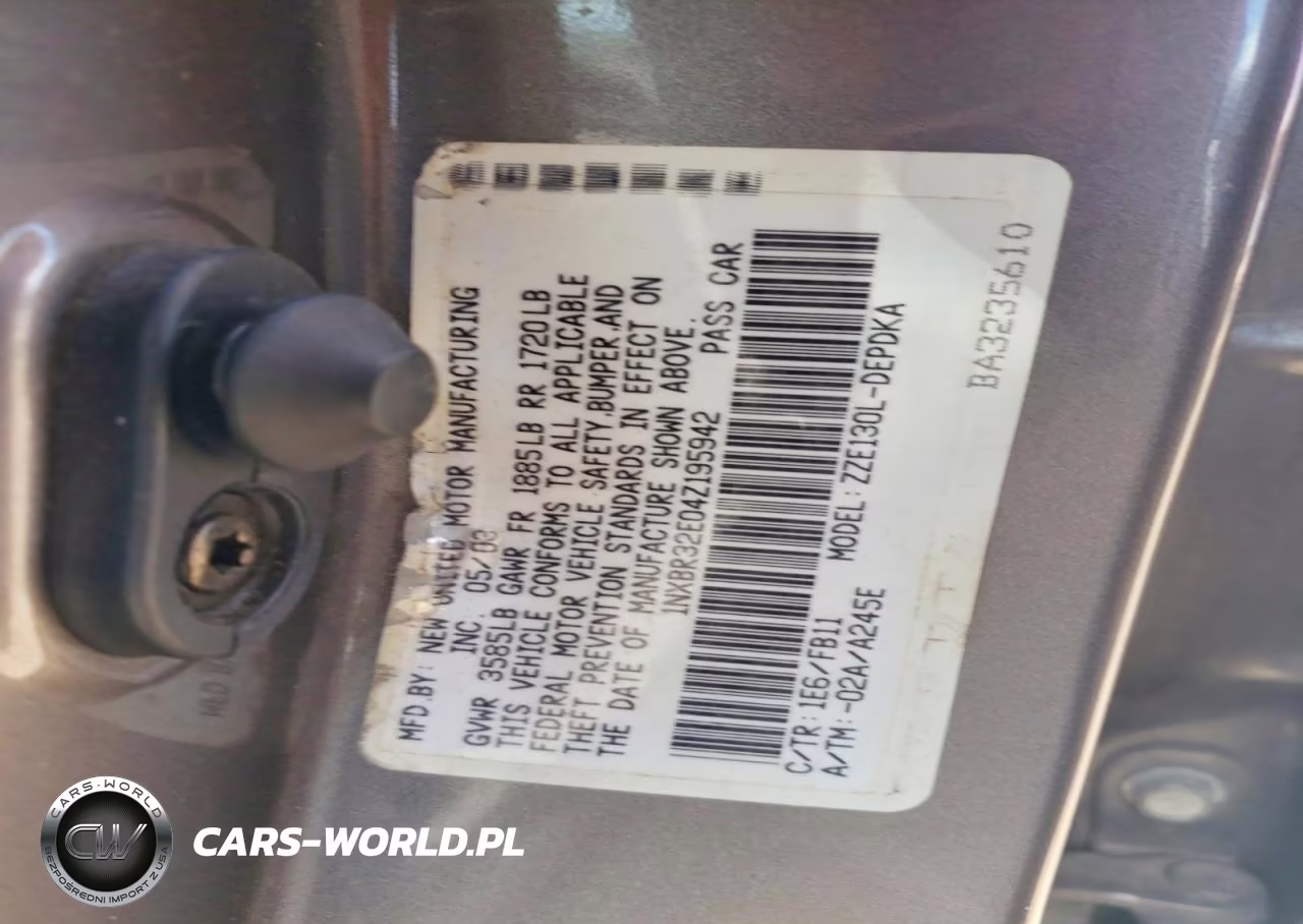 2004 Toyota Corolla Ce VIN:1NXBR32E04Z195942 - 12