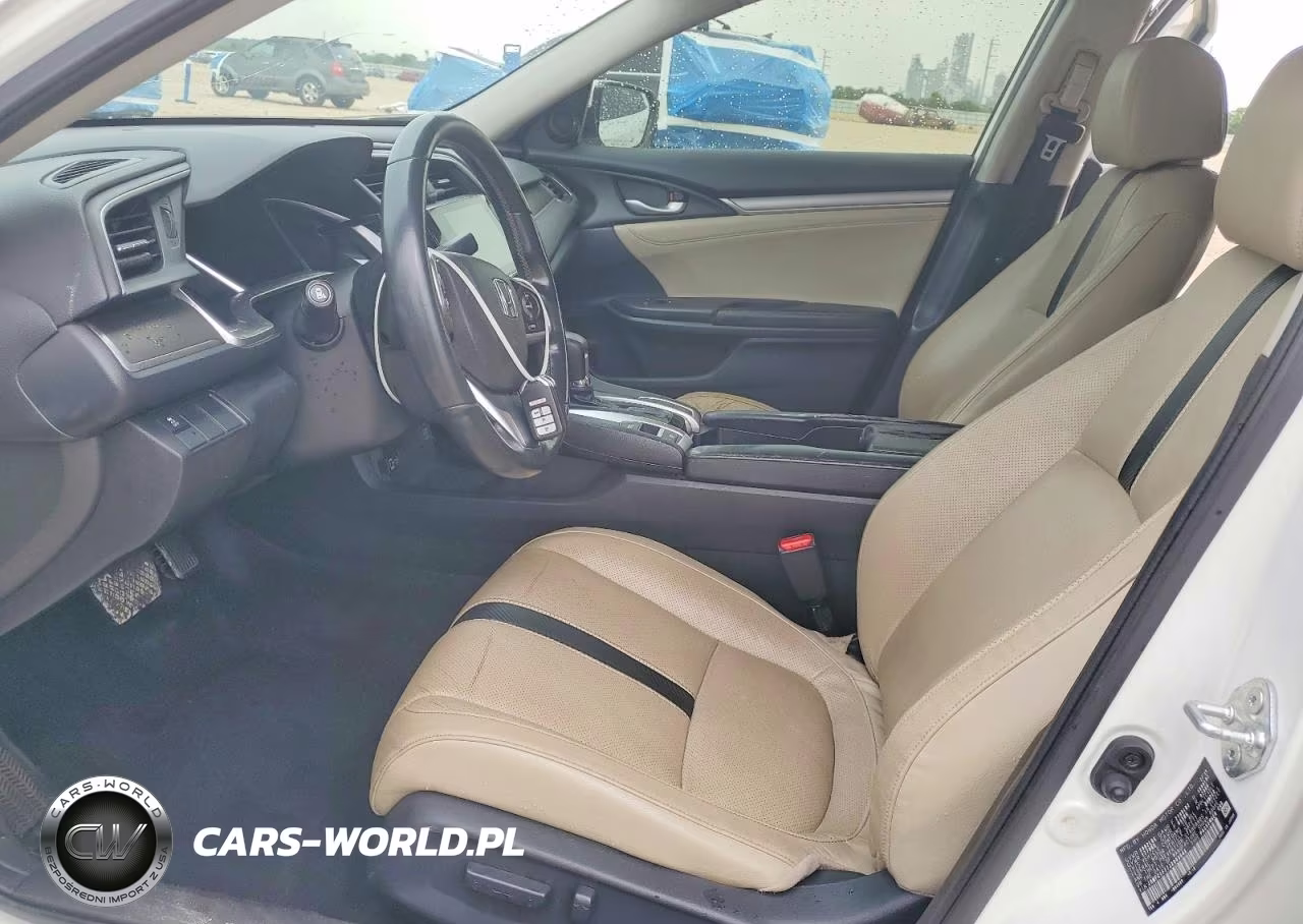 2018 Honda Civic Exl VIN:JHMFC1F77JX003688 - 7