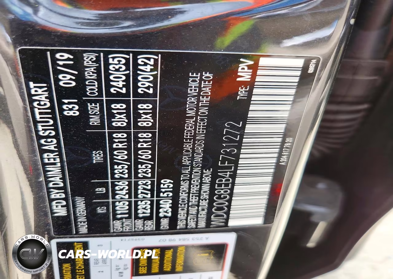 2020 Mercedes-Benz Glc 300 4Matic VIN:WDC0G8EB4LF731272 - 14