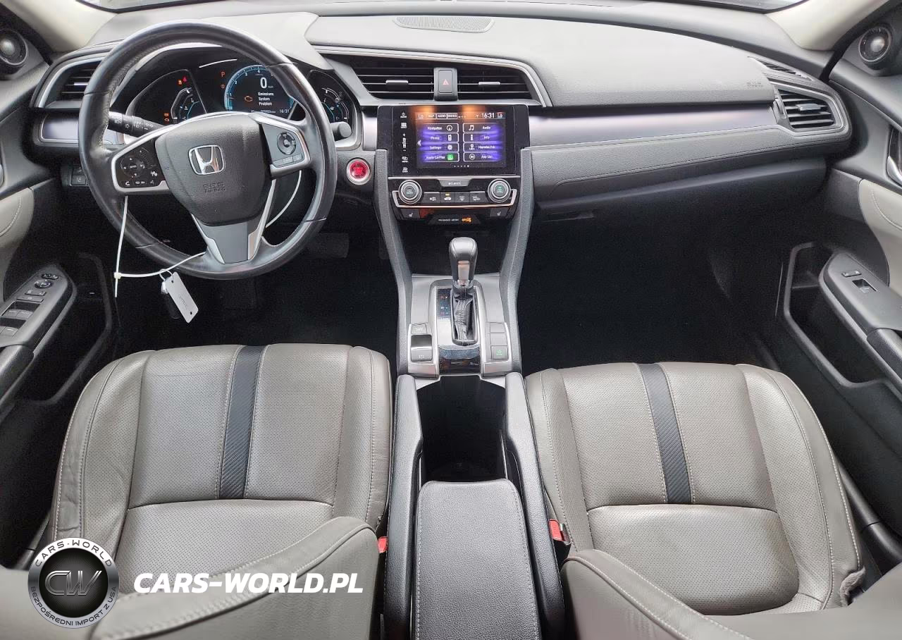 2017 Honda Civic Touring VIN:19XFC1F94HE021465 - 8