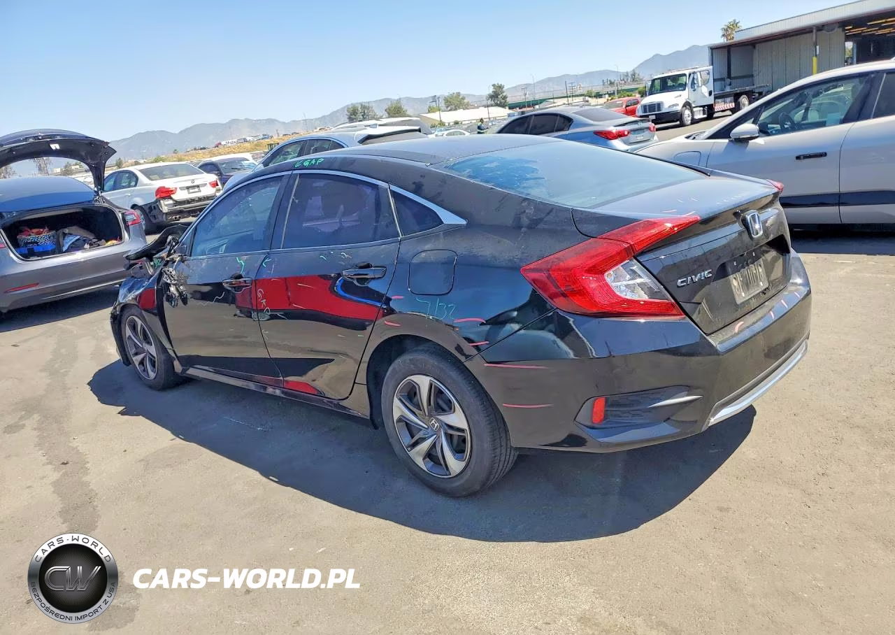 2019 Honda Civic Lx VIN:19XFC2F6XKE200581 - 2