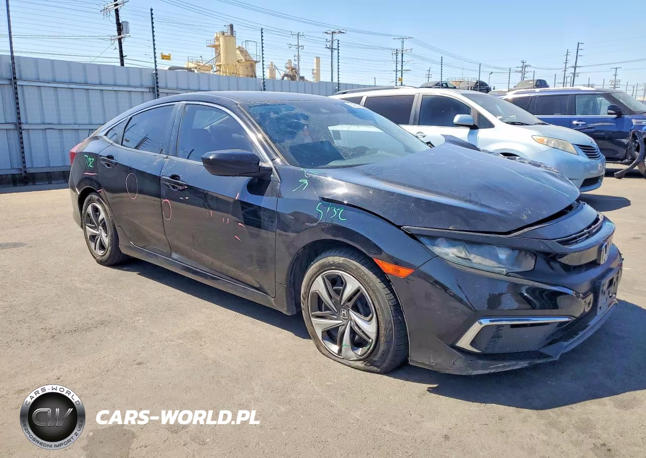 2019 Honda Civic Lx VIN:19XFC2F6XKE200581 - 4