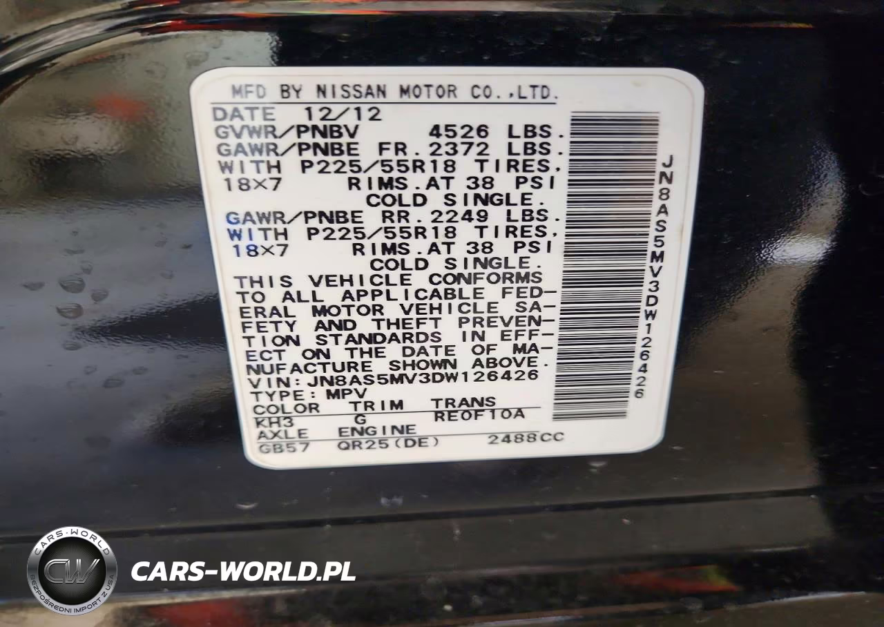 2013 Nissan Rogue S VIN:JN8AS5MV3DW126426 - 12