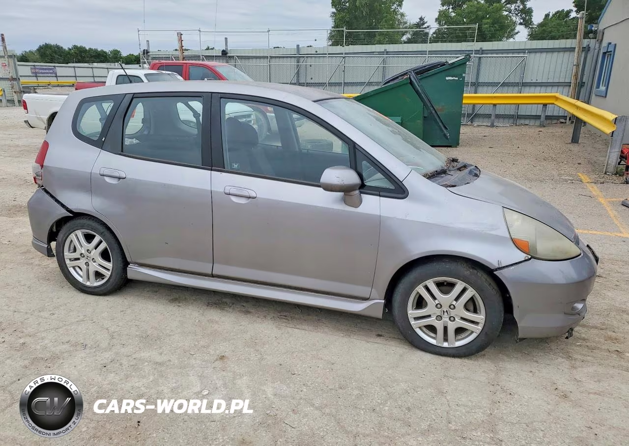 2007 Honda Fit S VIN:JHMGD38657S049981 - 4