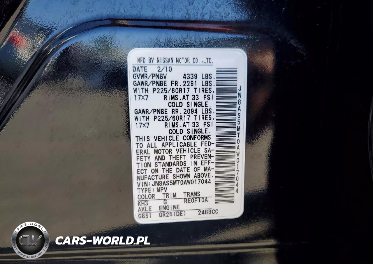 2010 Nissan Rogue Sl VIN:JN8AS5MT0AW017044 - 13