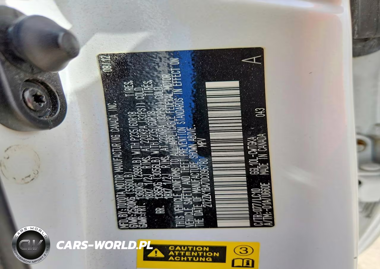 2013 Lexus Rx 350 VIN:2T2ZK1BA7DC096780 - 14