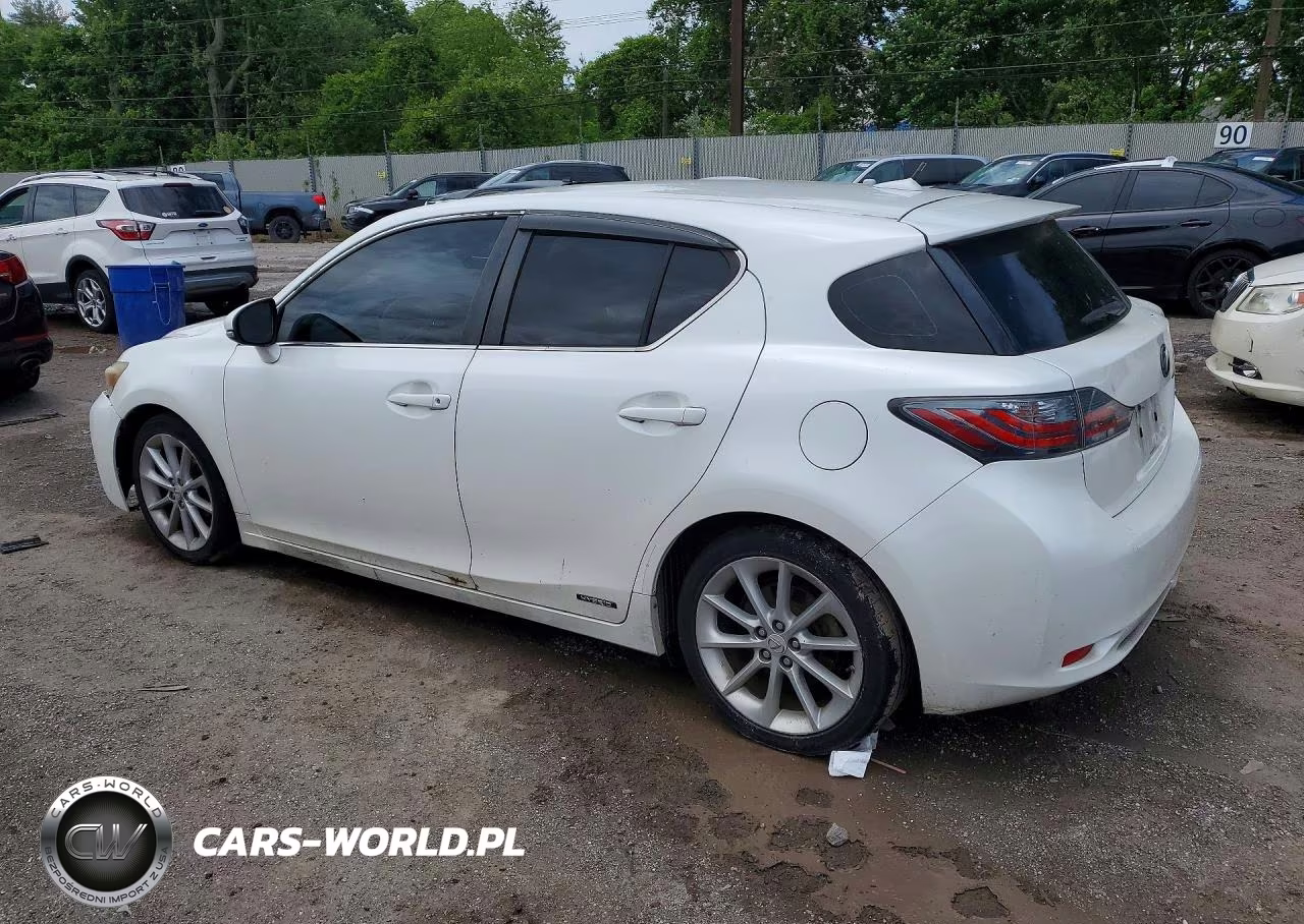 2012 Lexus Ct 200 VIN:JTHKD5BH2C2099957 - 2