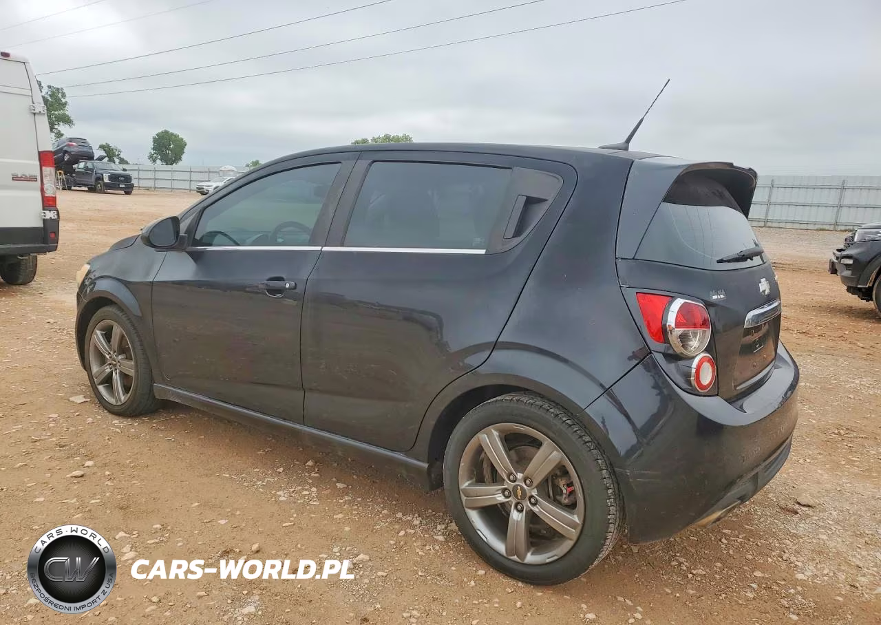 2013 Chevrolet Sonic Rs VIN:1G1JG6SB3D4221097 - 2