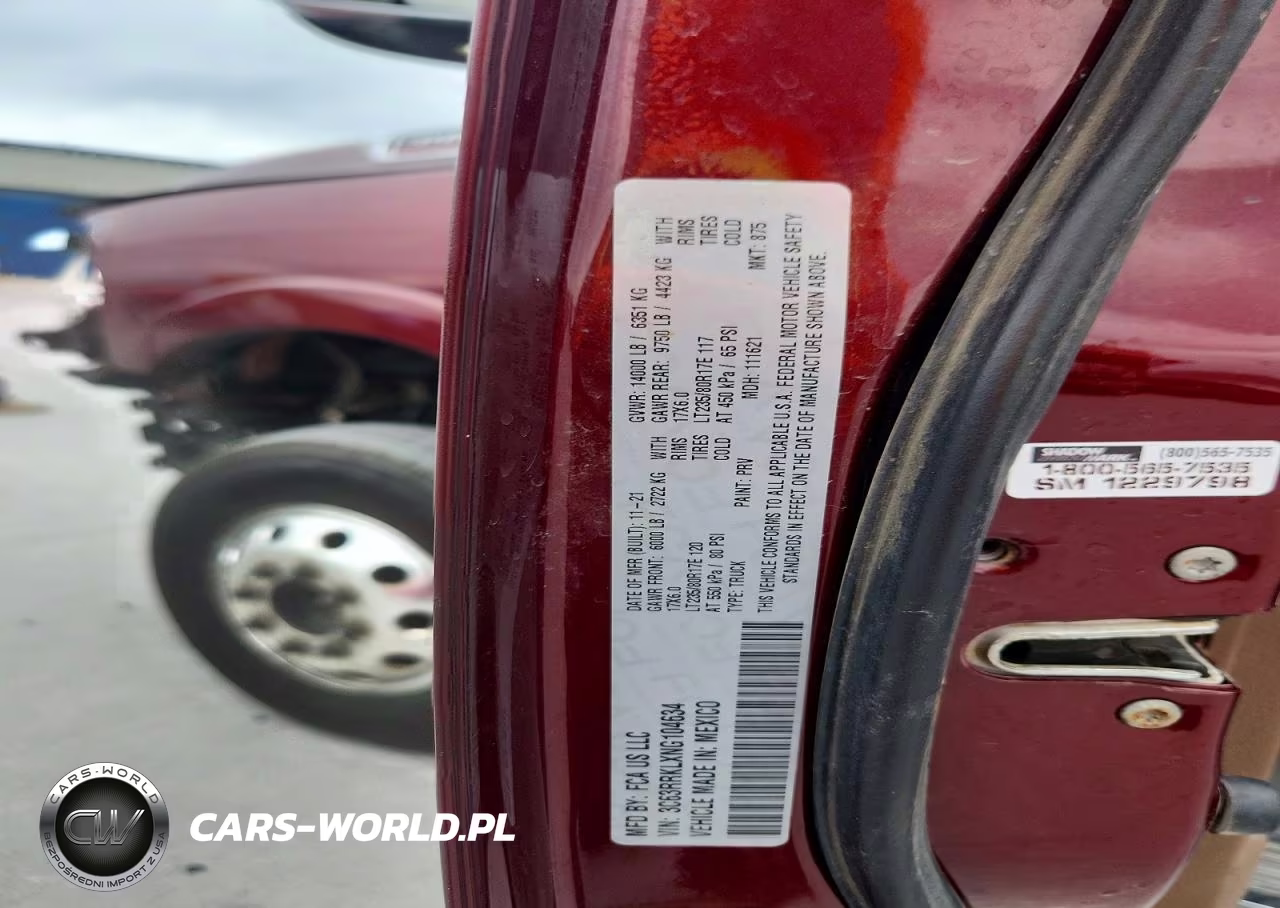 2022 Ram 3500 Longhorn VIN:3C63RRKLXNG104634 - 12