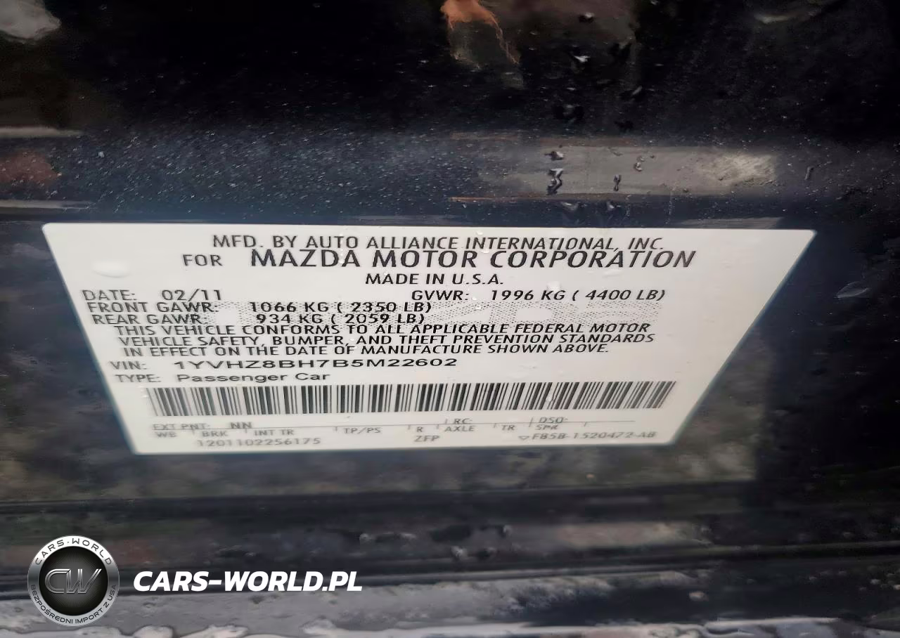 2011 Mazda 6 I VIN:1YVHZ8BH7B5M22602 - 12