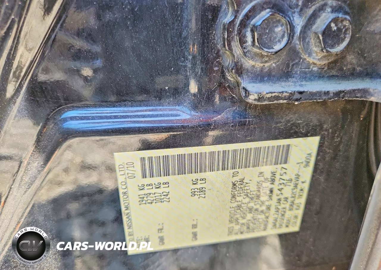 2010 Nissan Altima 2.5 VIN:1N4AL2AP1AN543757 - 12