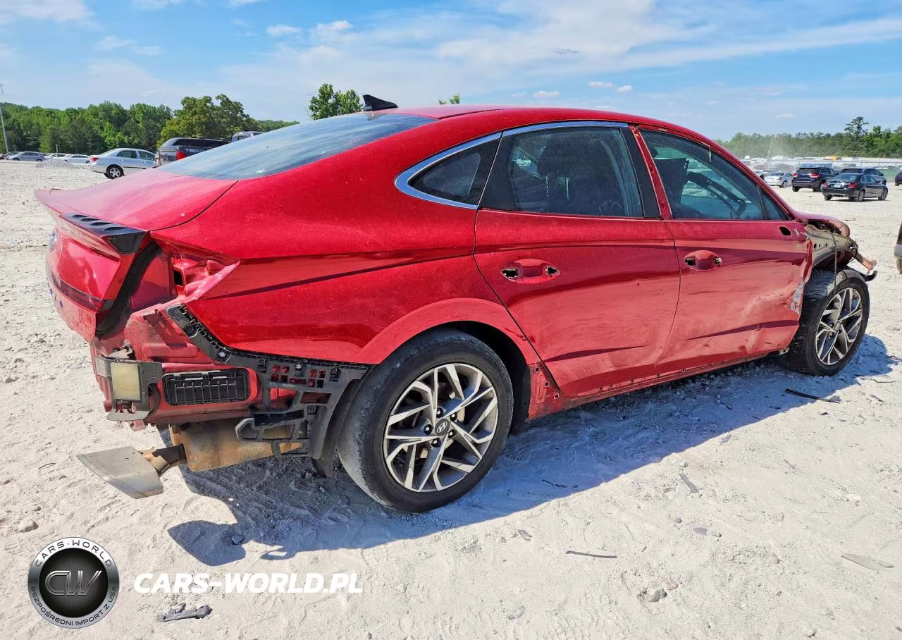 2021 Hyundai Sonata Sel VIN:KMHL64JA3MA143613 - 3