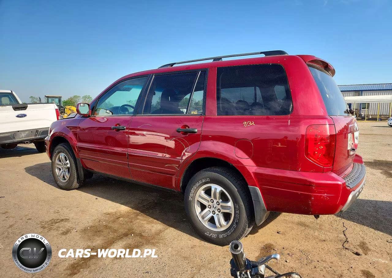2005 Honda Pilot Exl VIN:2HKYF18545H517710 - 2