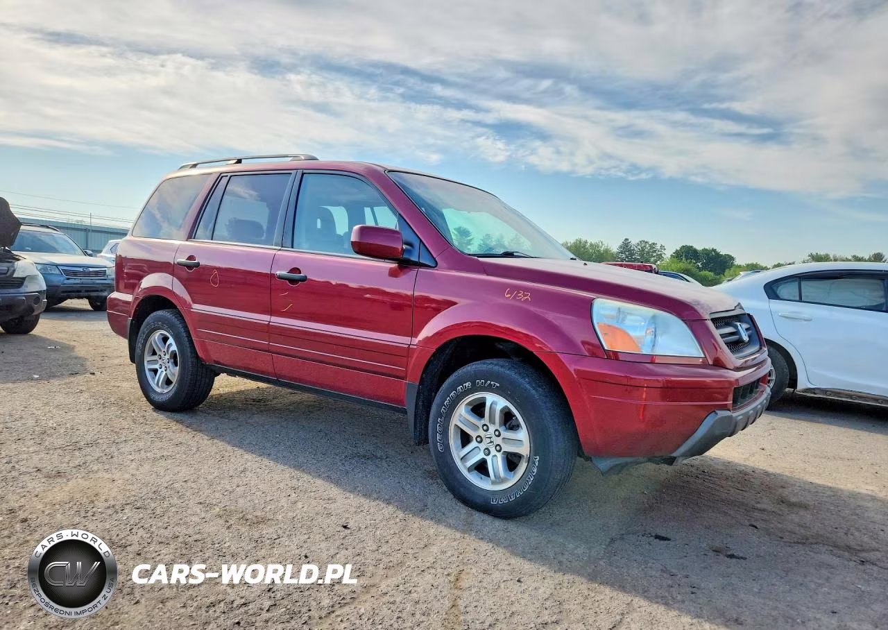 2005 Honda Pilot Exl VIN:2HKYF18545H517710 - 4