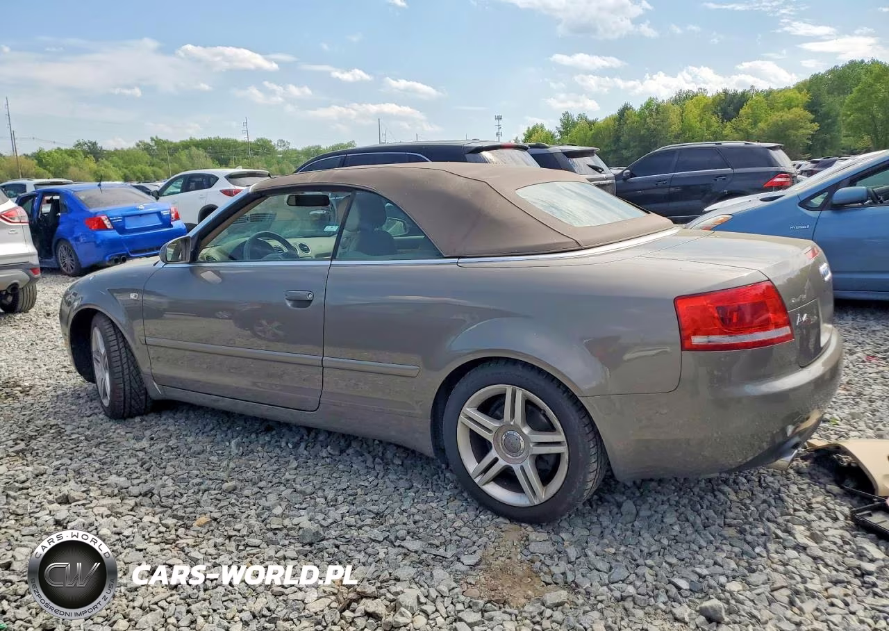 2007 Audi A4 2.0T Cabriolet Quattro VIN:WAUDF48H27K029867 - 2