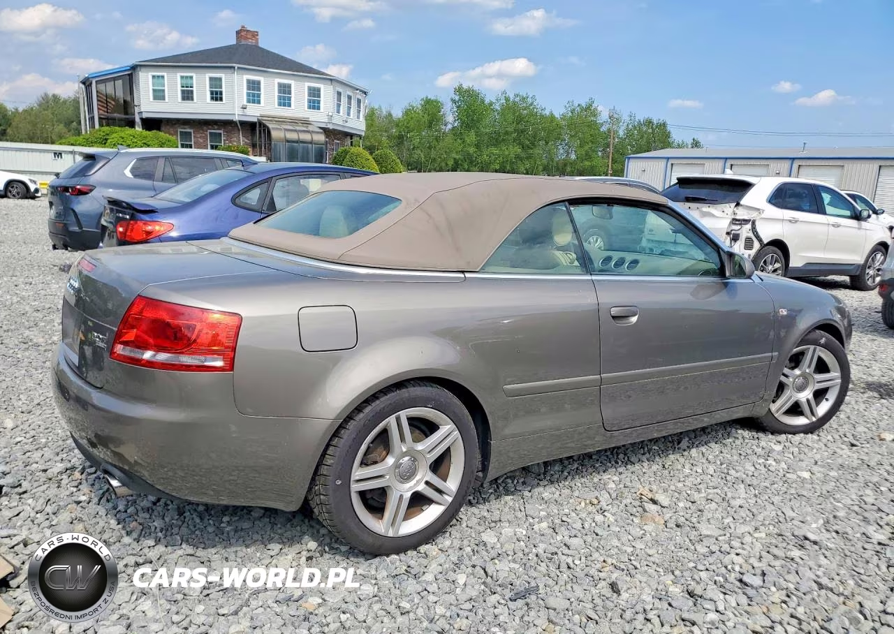 2007 Audi A4 2.0T Cabriolet Quattro VIN:WAUDF48H27K029867 - 3