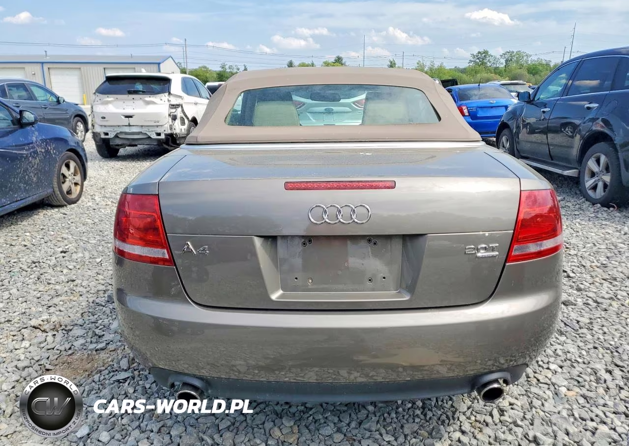 2007 Audi A4 2.0T Cabriolet Quattro VIN:WAUDF48H27K029867 - 6