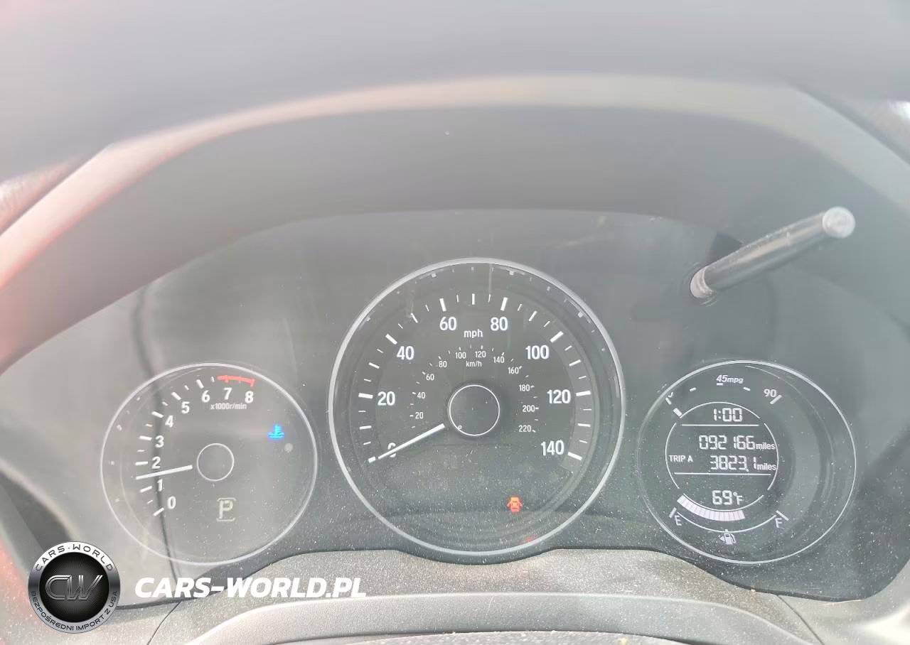 2016 Honda Hr-V Lx VIN:3CZRU6H34GM722795 - 9