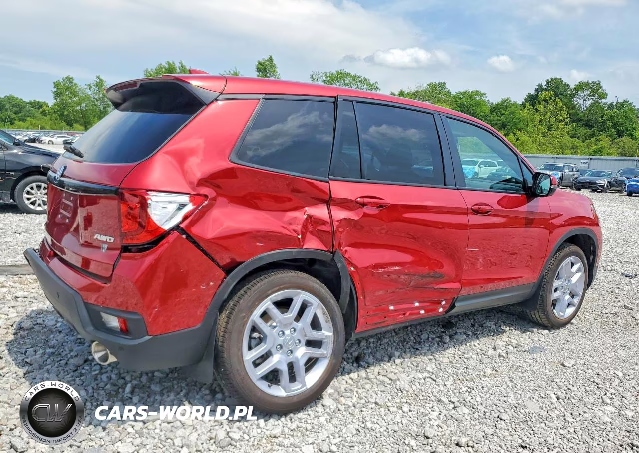 2025 Honda Passport Exl VIN:5FNYF8H54SB016321 - 3