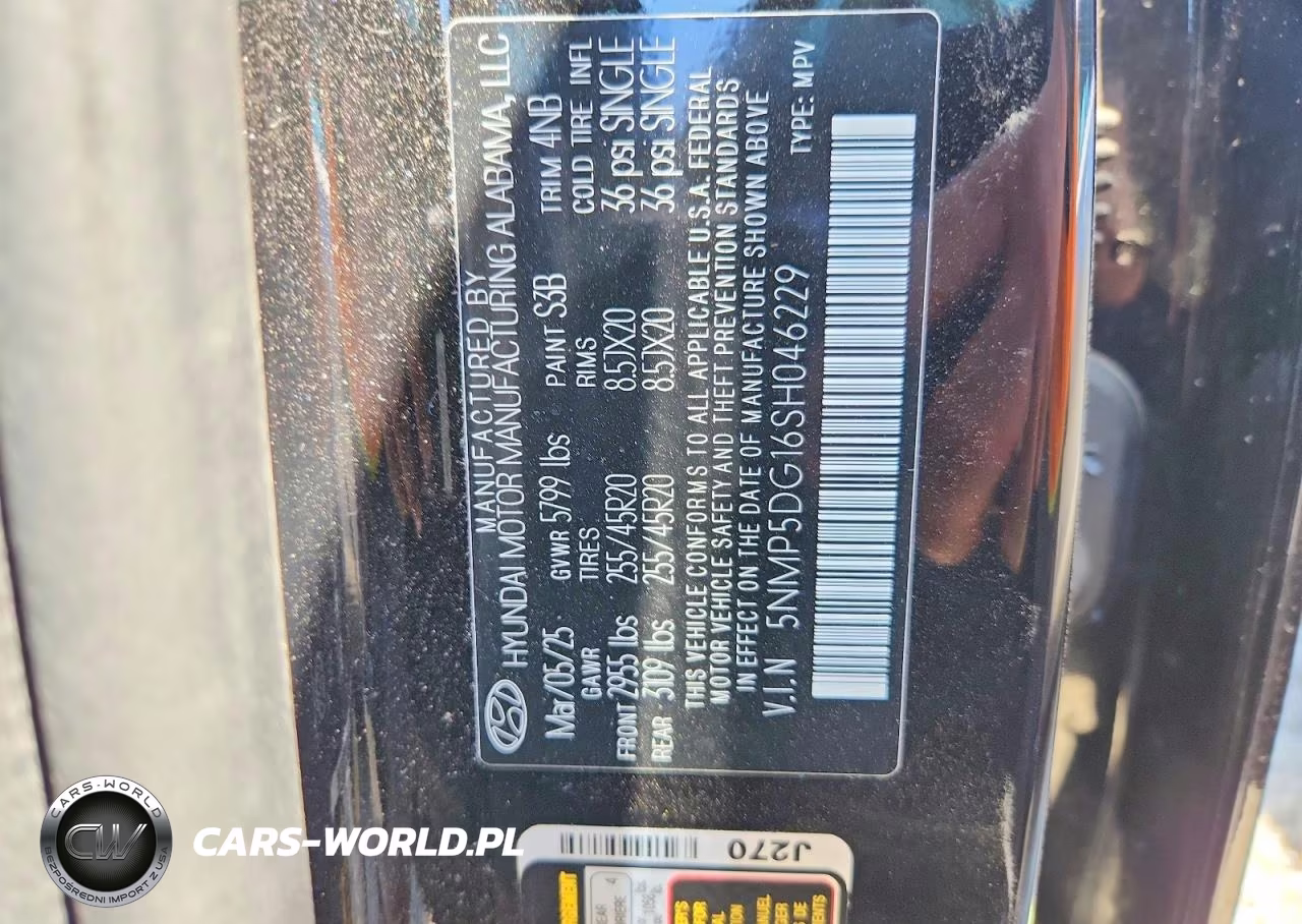 2025 Hyundai Santa Fe Calligraphy VIN:5NMP5DG16SH046229 - 13