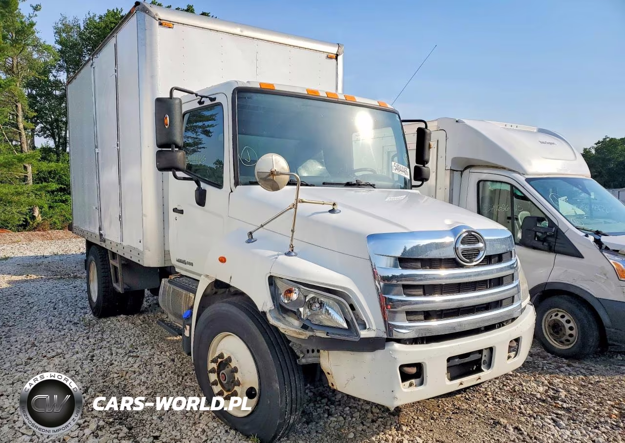 2016 Hino 338 Box Truck VIN:5PVNV8JV1G4S55677 - 4
