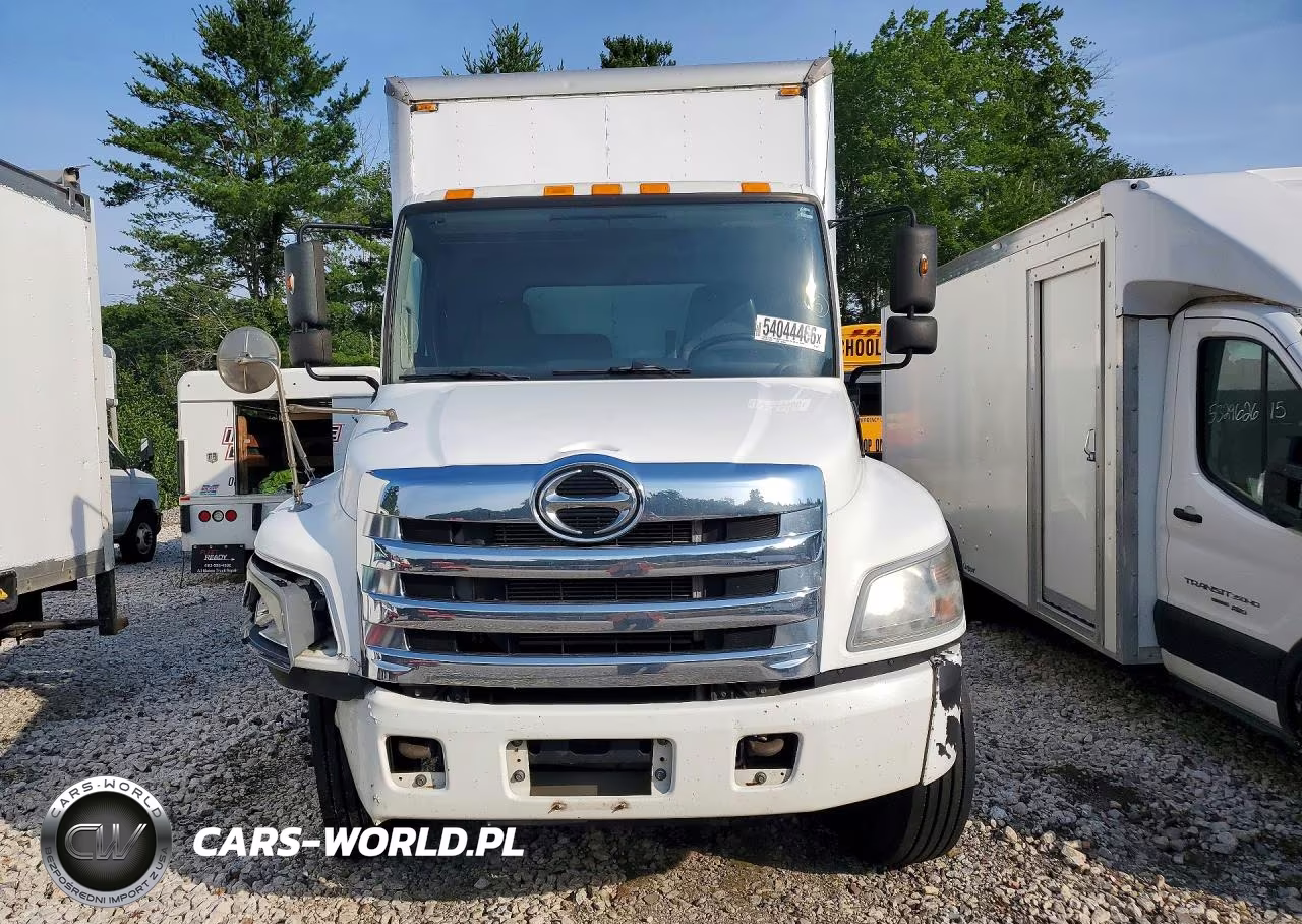 2016 Hino 338 Box Truck VIN:5PVNV8JV1G4S55677 - 5
