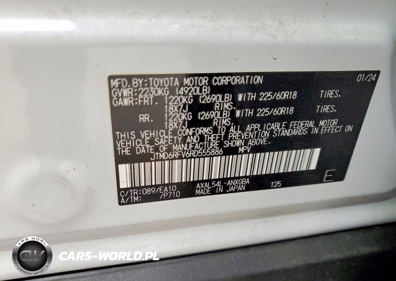 2024 Toyota Rav4 Limited VIN:JTMD6RFV6RD555886 - 13