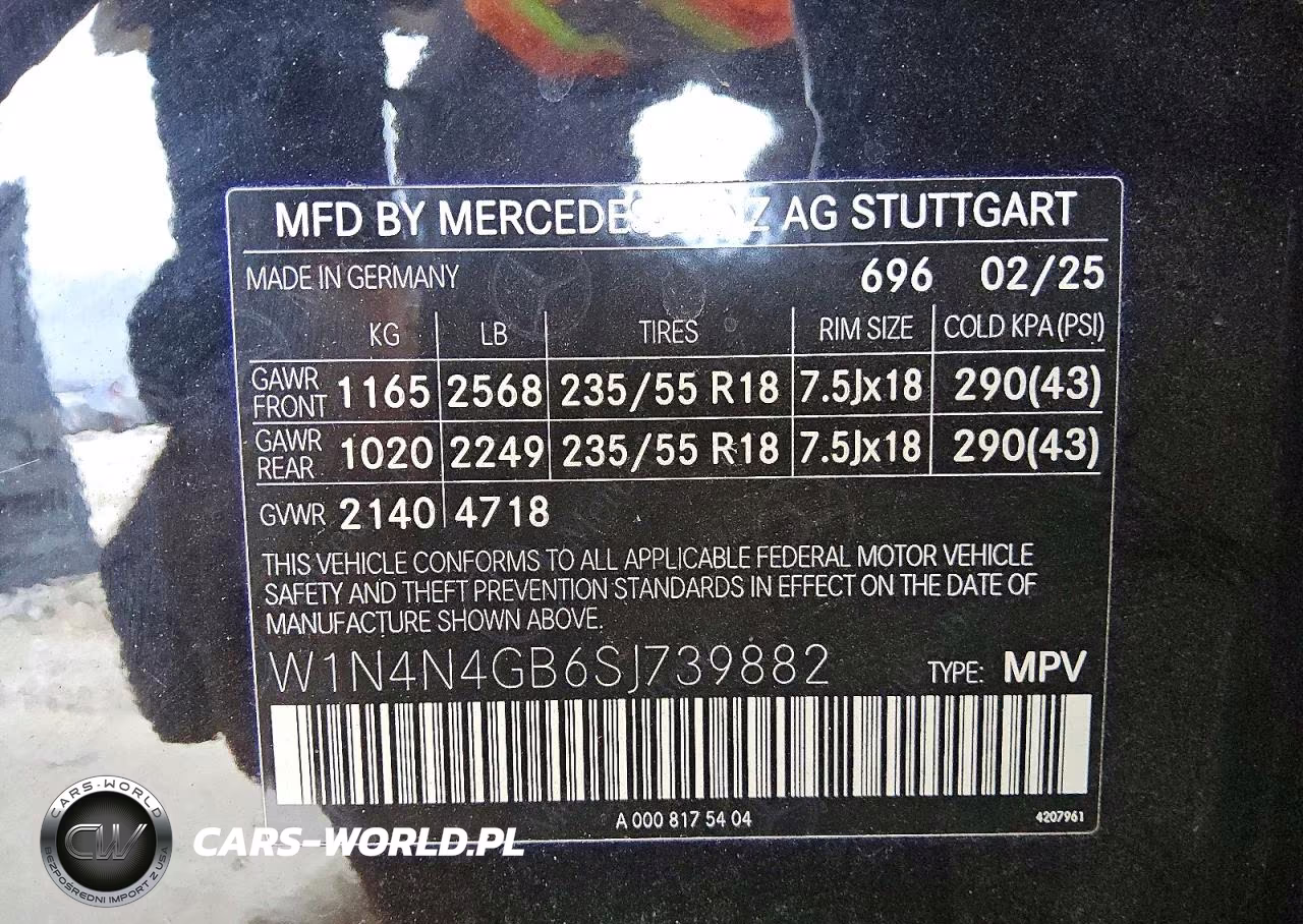 2025 Mercedes-Benz Gla 250 VIN:W1N4N4GB6SJ739882 - 13
