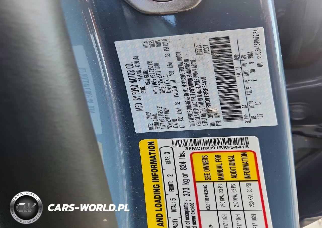 2024 Ford Bronco Sport Badlands VIN:3FMCR9D91RRF54415 - 13