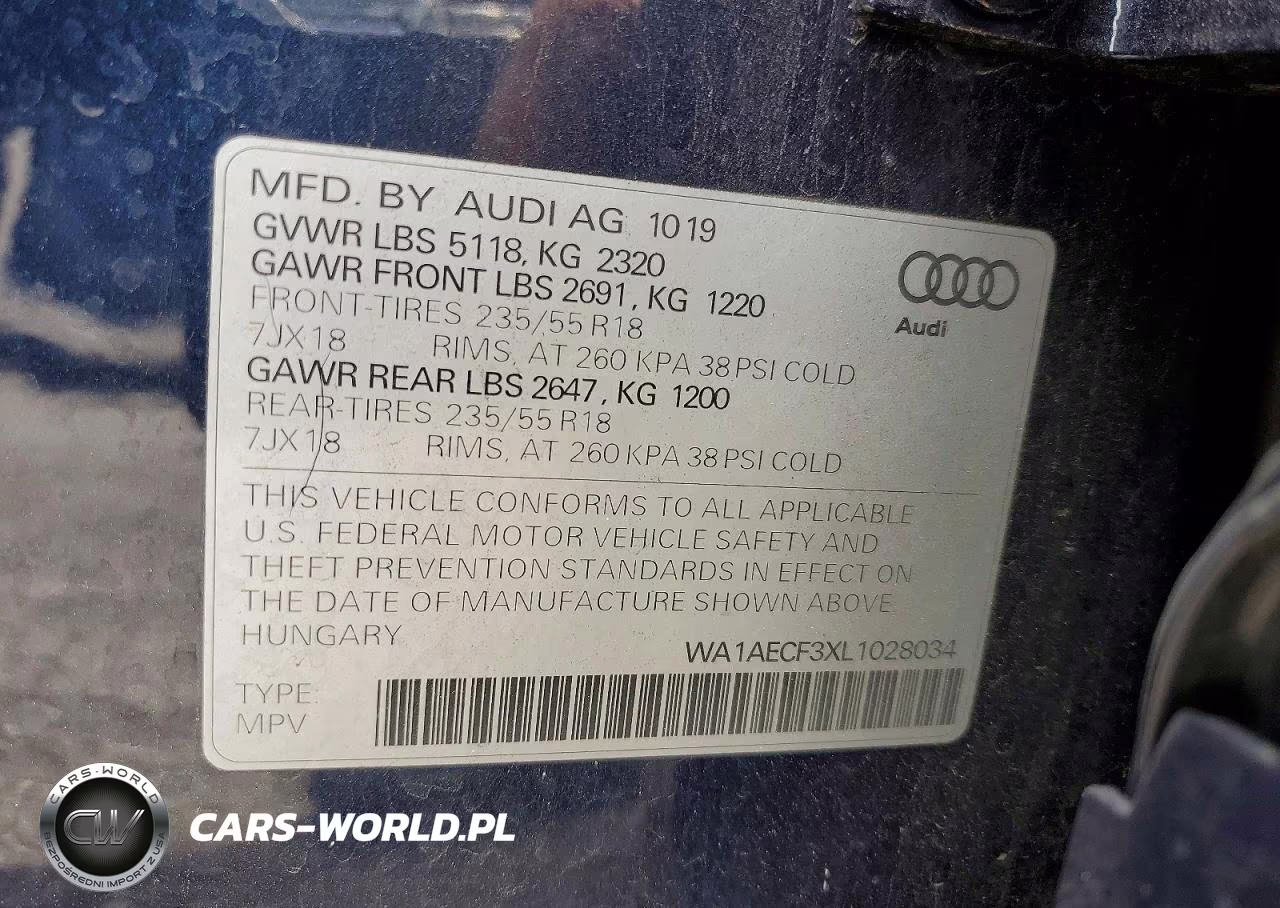 2020 Audi Q3 Premium VIN:WA1AECF3XL1028034 - 14