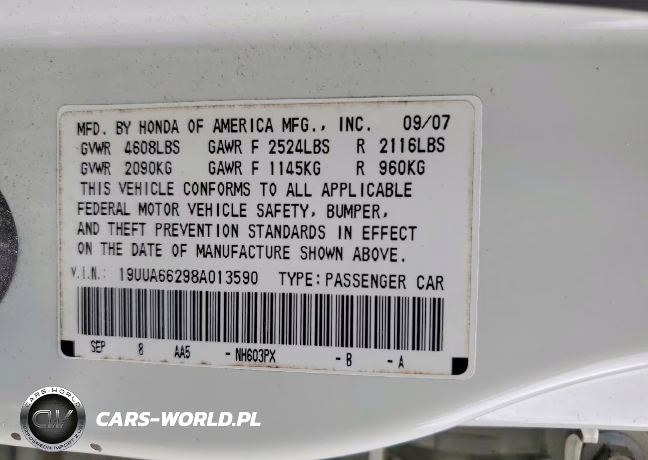 2008 Acura Tl VIN:19UUA66298A013590 - 12