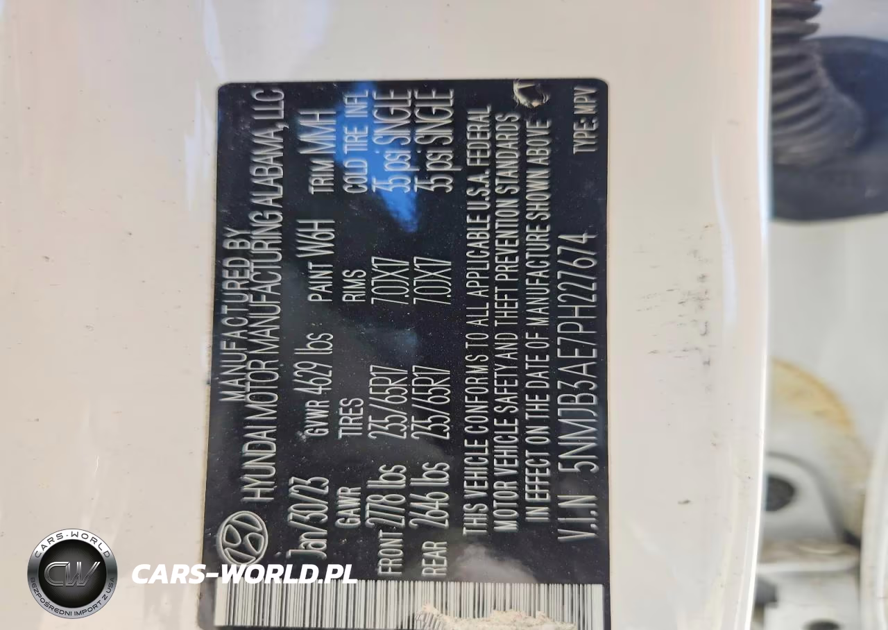 2023 Hyundai Tucson Sel VIN:5NMJB3AE7PH227674 - 13