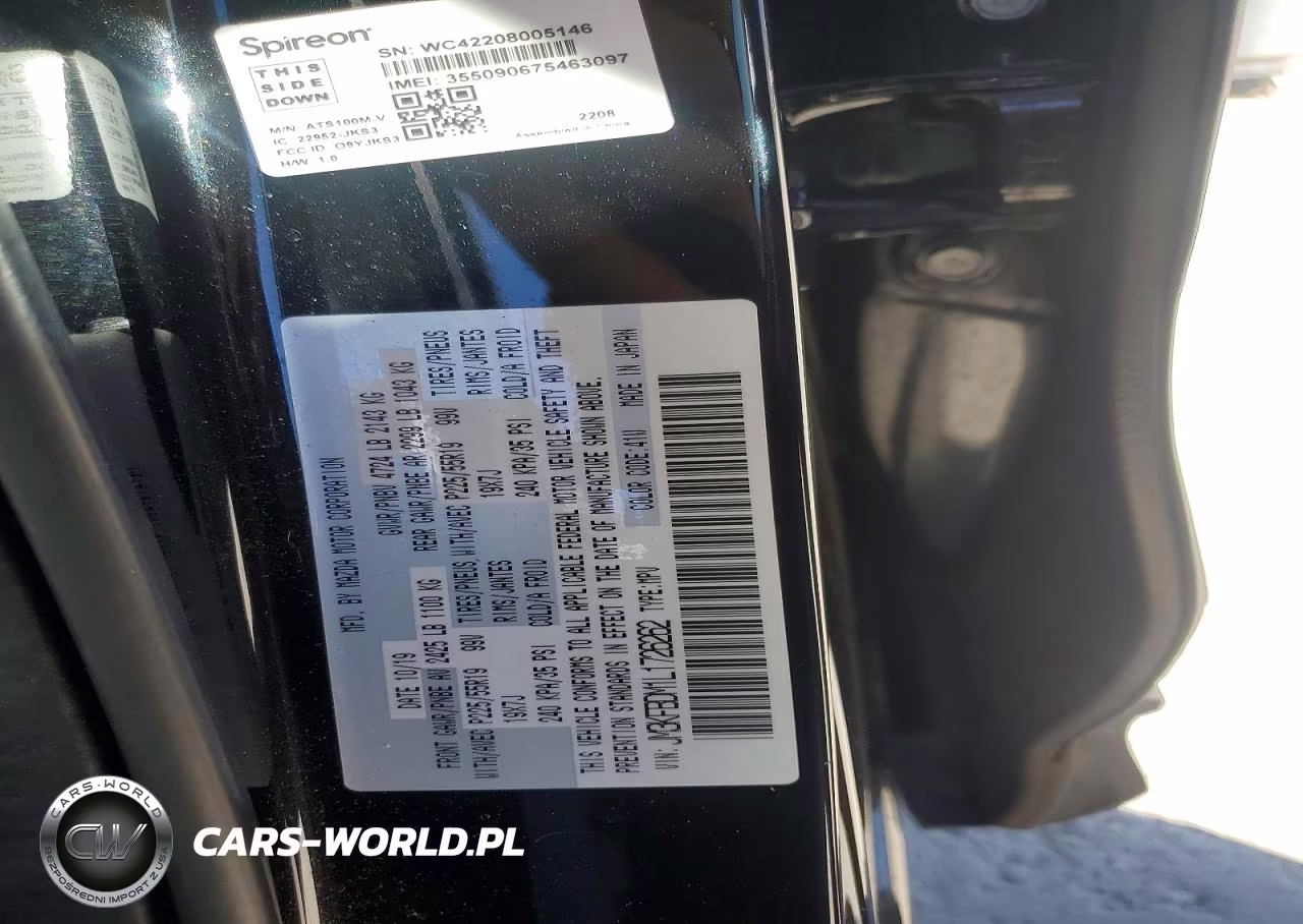 2020 Mazda Cx-5 Grand Touring VIN:JM3KFBDM1L1726262 - 12