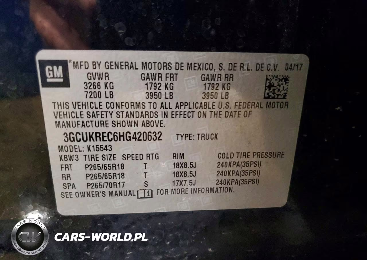 2017 Chevrolet Silverado K1500 Lt VIN:3GCUKREC6HG420632 - 13