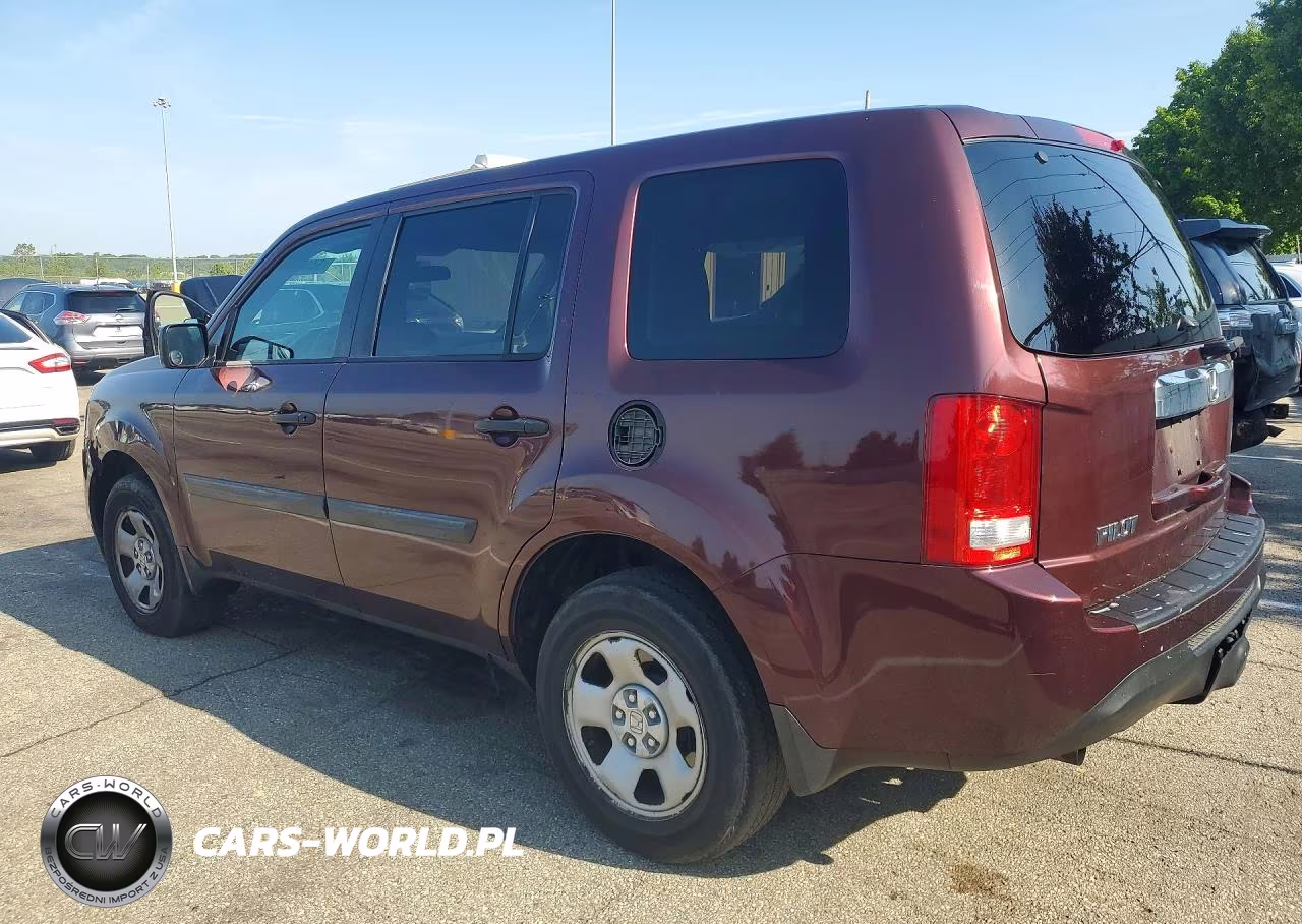 2014 Honda Pilot Lx VIN:5FNYF3H23EB014427 - 2