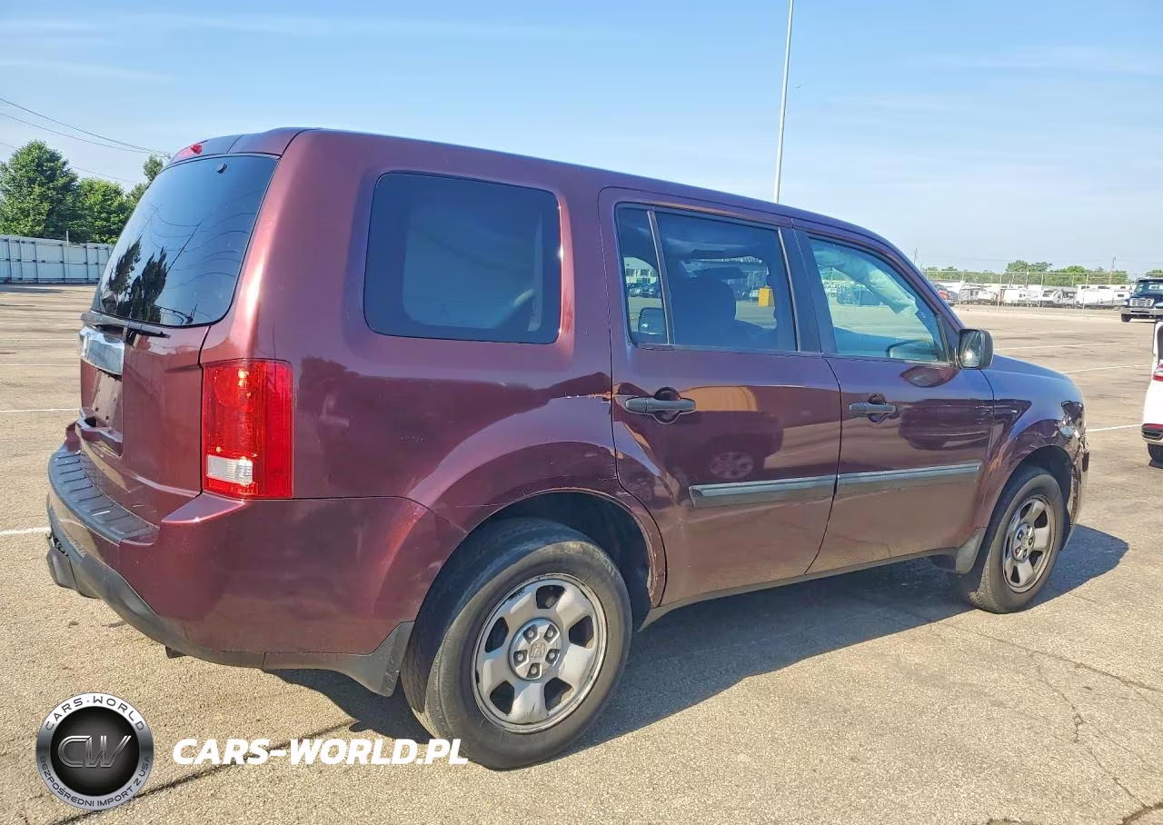 2014 Honda Pilot Lx VIN:5FNYF3H23EB014427 - 3