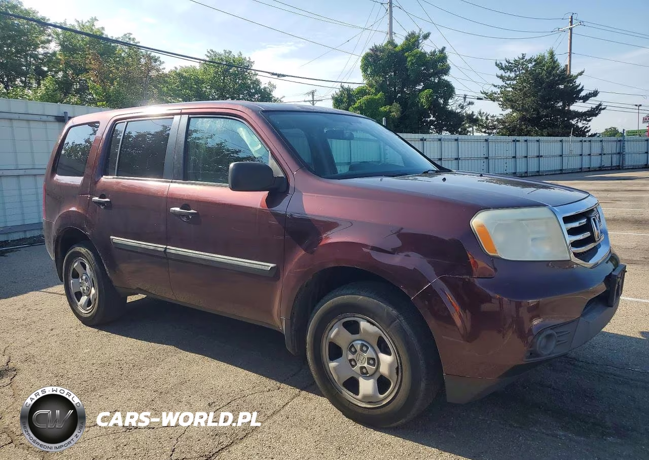2014 Honda Pilot Lx VIN:5FNYF3H23EB014427 - 4