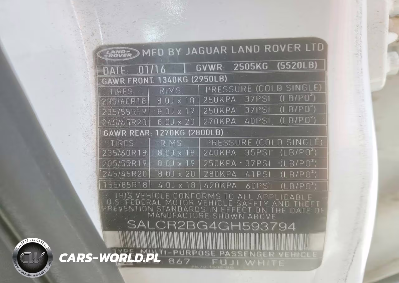 2016 Land Rover Discovery Sport VIN:SALCR2BG4GH593794 - 14