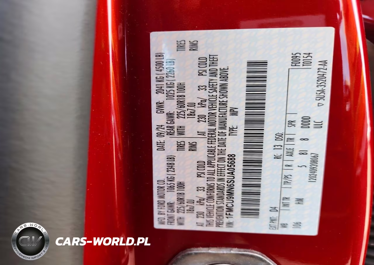 2025 Ford Escape St Line VIN:1FMCU9MN6SUA05688 - 13