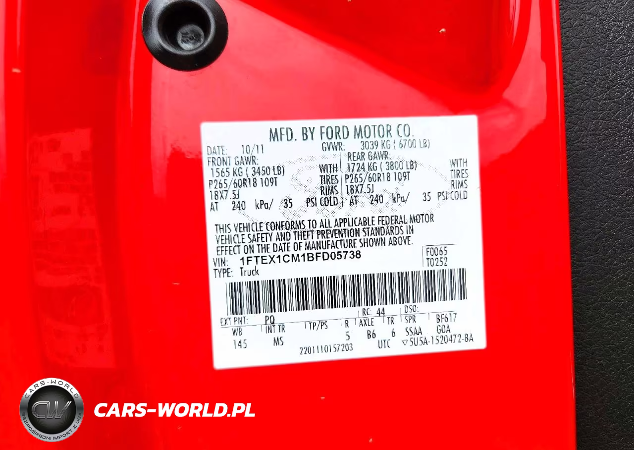 2011 Ford F150 Super Cab VIN:1FTEX1CM1BFD05738 - 12