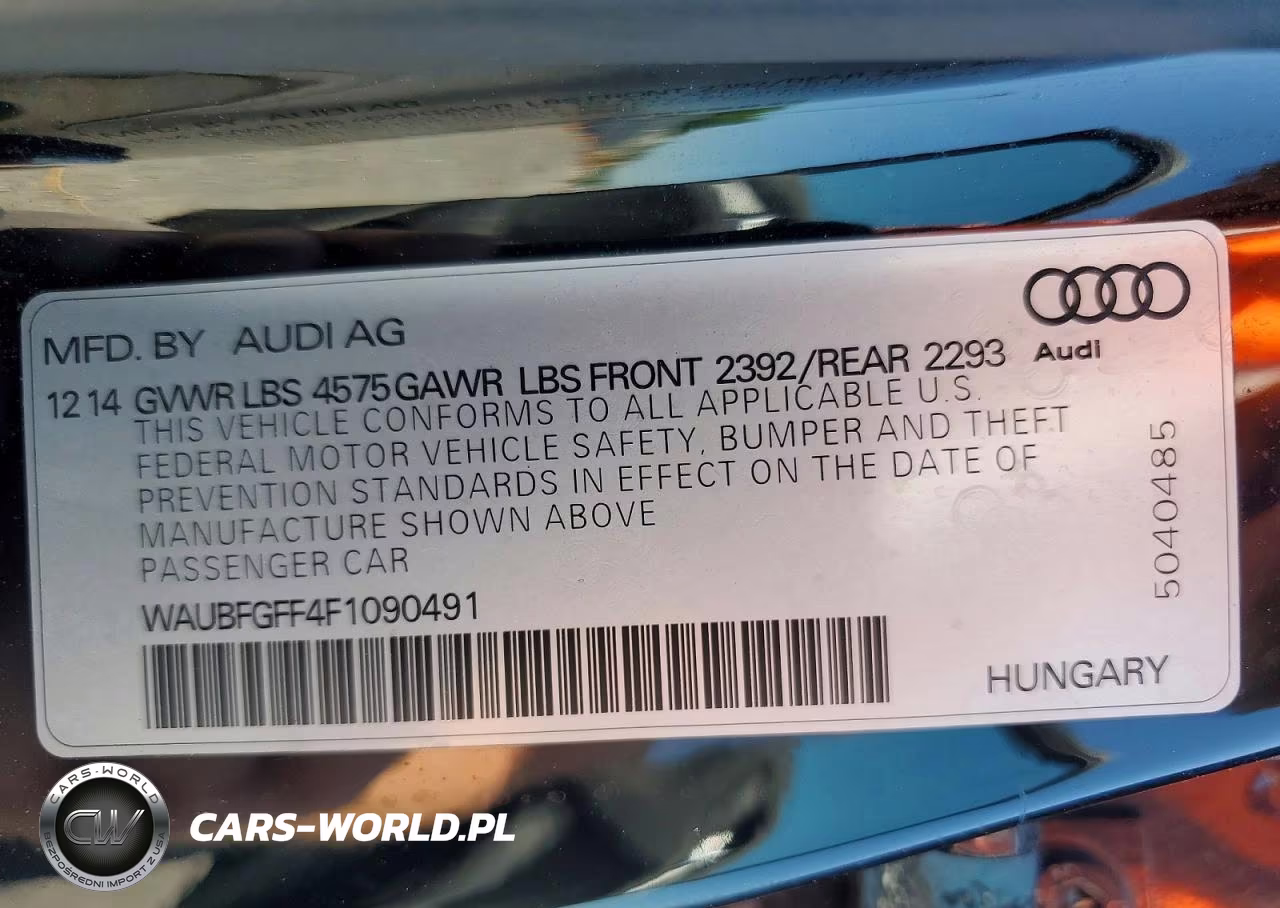 2015 Audi A3 Premium VIN:WAUBFGFF4F1090491 - 12